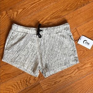 Women's Black and White ZYIA Shorts